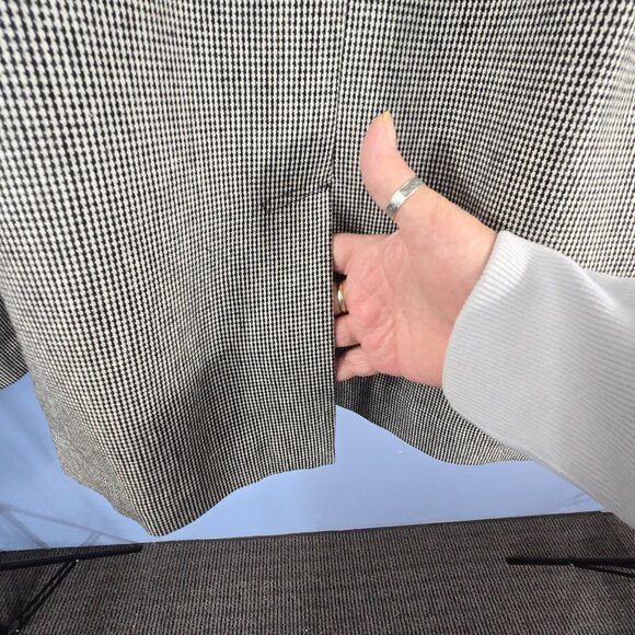 Ms. Russ Women's Houndstooth Button Up Blazer and Skirt Set See Measurements - Picture 9 of 10